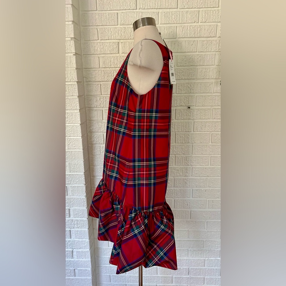 NWT-Vineyard Vines Jolly plaid Amelia swing dress - Picture 6 of 10